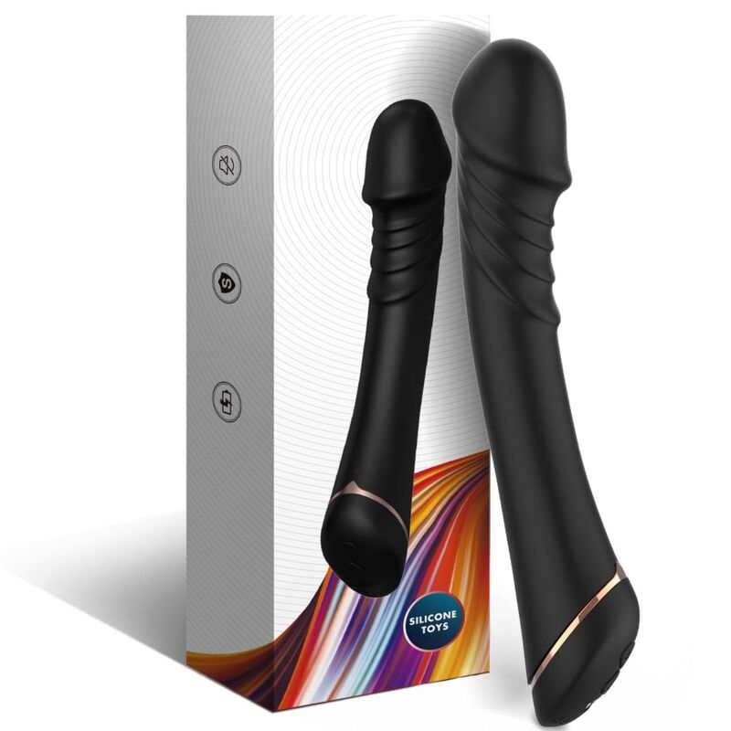 Armony - vibratore dildo in silicone nero-3