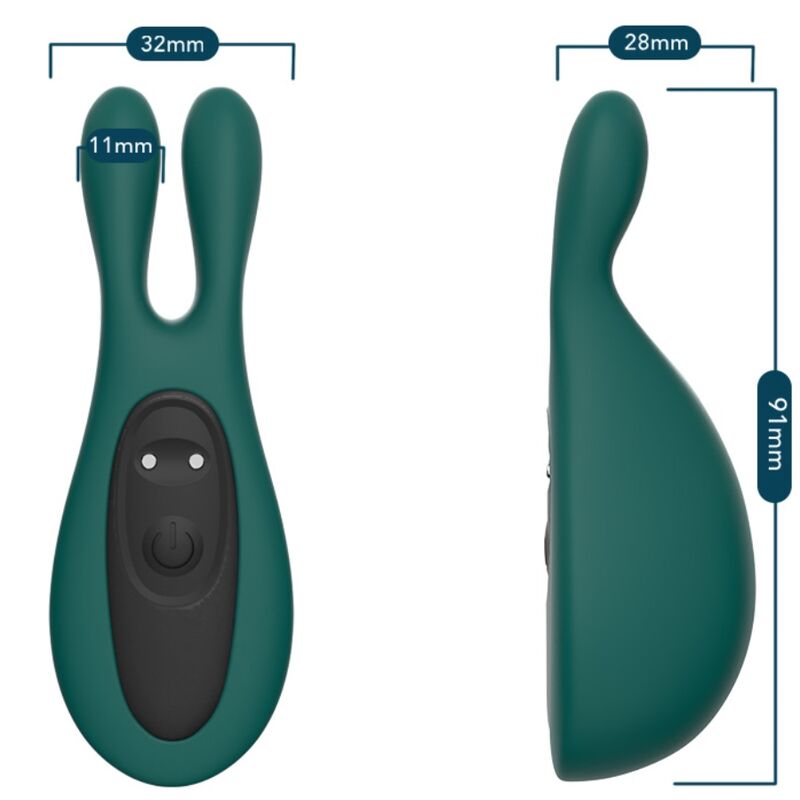 Armony - stimolatore e vibratore coniglio verde-3