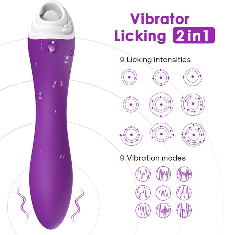 Armony - fairyland leccata clit vibrante e vibratore viola-1