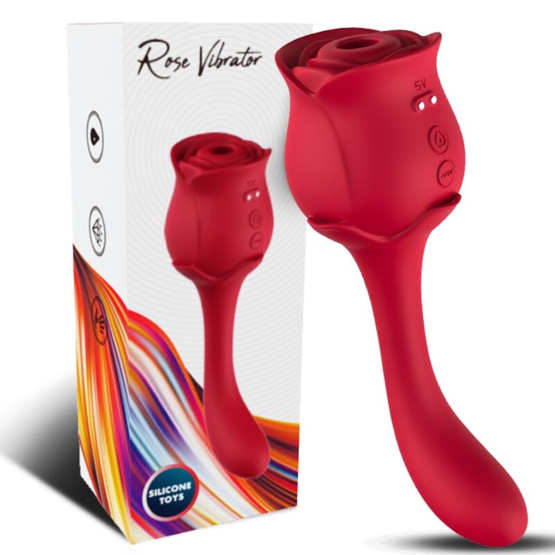 Armony - roselover lecca clit vibrante e stimolatore rosso