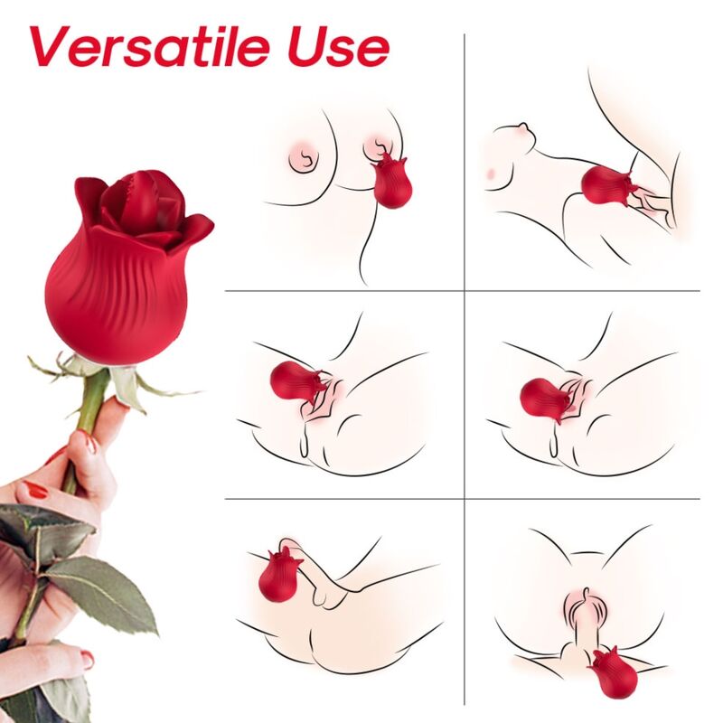 Armony - vibratore e stimolatore rosa rosso-1