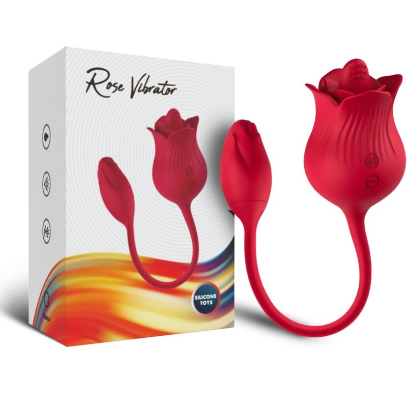 Armony - vibratore rosa con cola rosso-4