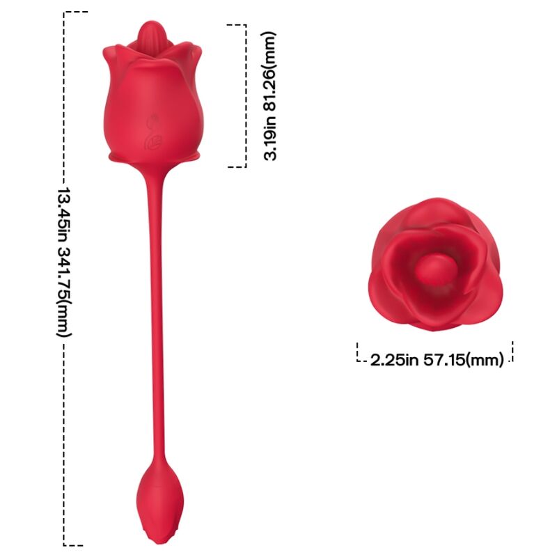 Armony - stimolatore e vibratore rosa cola rosso-3