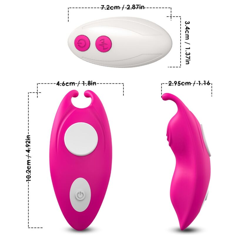 Armony - mutandina indossabile honeybee vibratore g-spot remote control fucsia-3