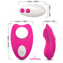 Armony - mutandina indossabile con vibratore telecomando butterfly rosa-1