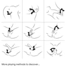 Armony - vibratore storm prostata anale e telecomando plug nero-2