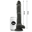 Cock miller - cocksil articolabile in silicone densit nero 24 cm
