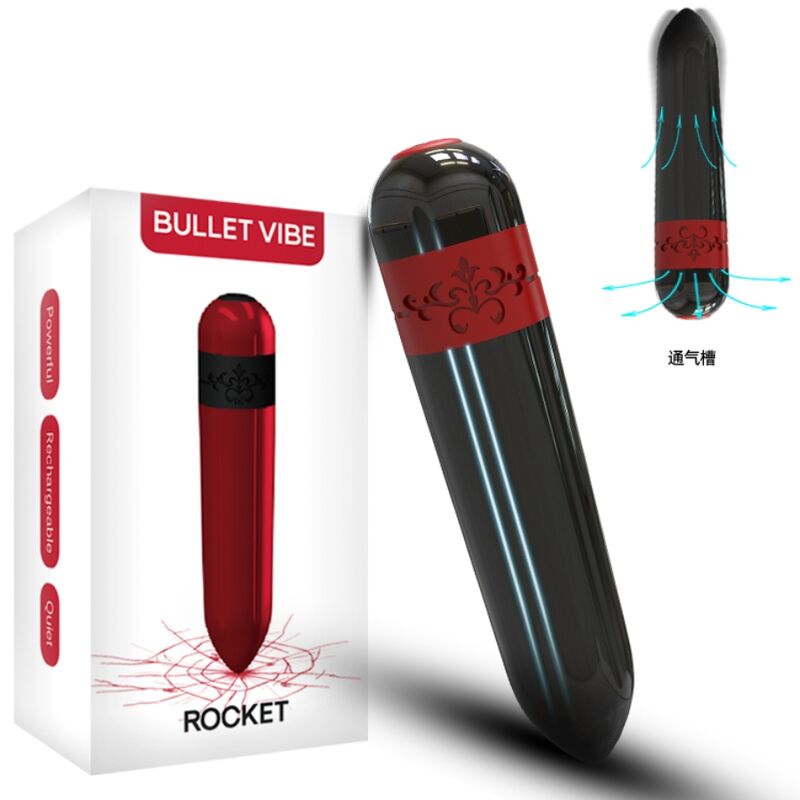 Armony - proiettile vibratore rocket nero-3