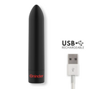 Oninder - berlin vibratore bullet nero 9 modalità 8,5 x 2 cm - app gratuita-7
