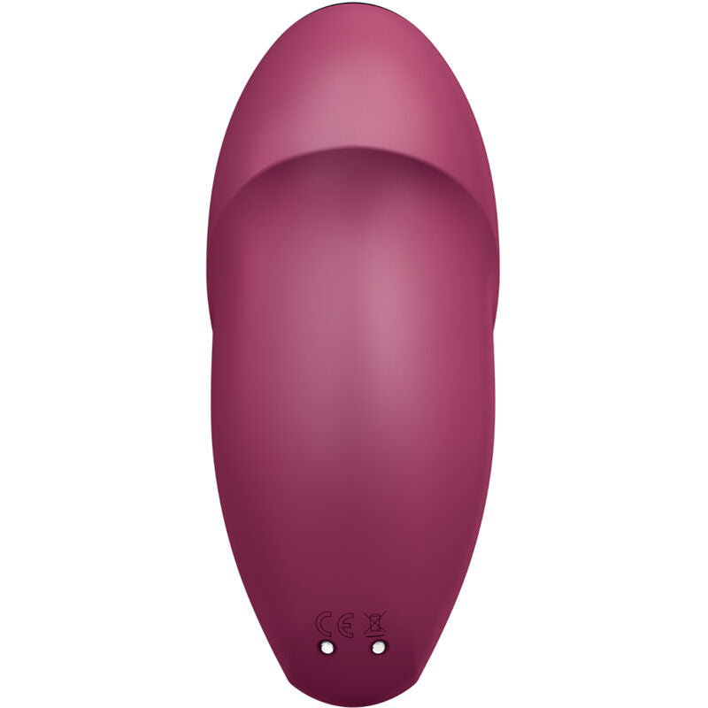 Satisfyer - tap & climax 1 vibratore lay-on rosso-3