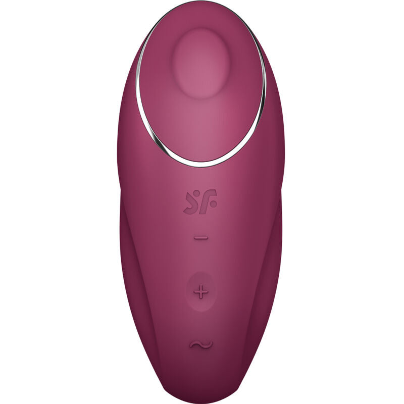 Satisfyer - tap & climax 1 vibratore lay-on rosso-1