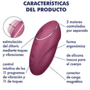 Satisfyer - tap & climax 1 vibratore lay-on rosso-4