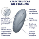 Satisfyer - tap & climax 1 vibratore lay-on grigio-4