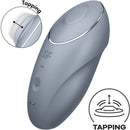 Satisfyer - tap & climax 1 vibratore lay-on grigio