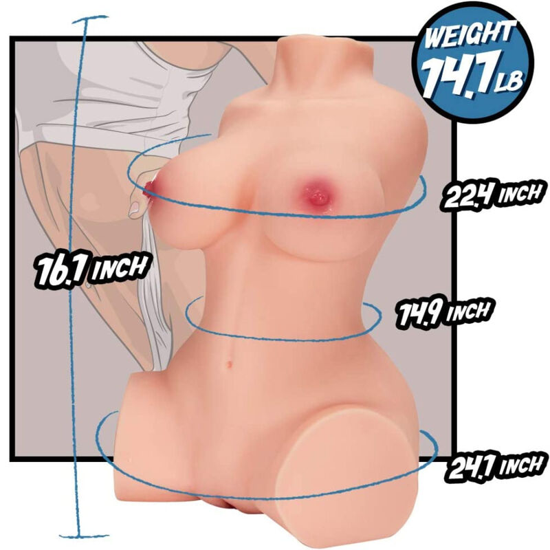 Armony - modello realistico di torso femminile 10