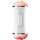 Armony - masturbatore vibratore doppio per vagina e bocca bianco