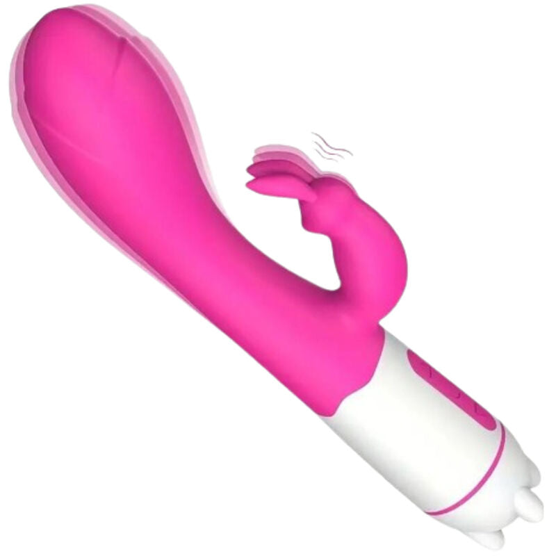 Armony - happy vibratore e stimolatore coniglio fucsia