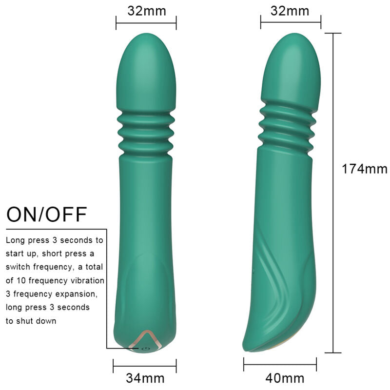 Armony - vibratore e spinta verde g-spot