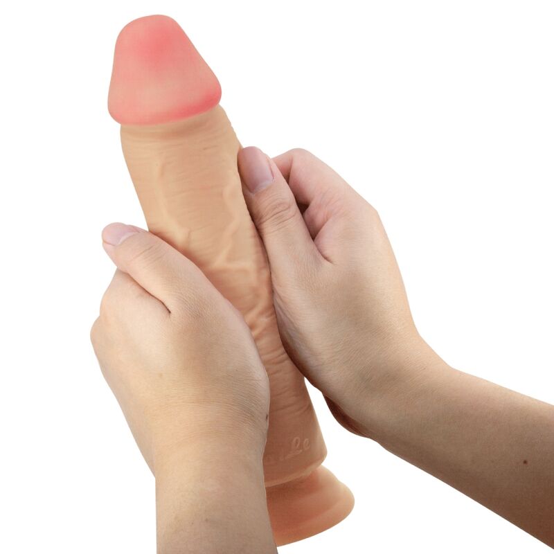 Pretty love - dildo realistico serie sliding skin con ventosa scorrevole della pelle flesh 23,4 cm-2