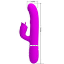 Pretty love - vibratore coniglio con licing fucsia-1