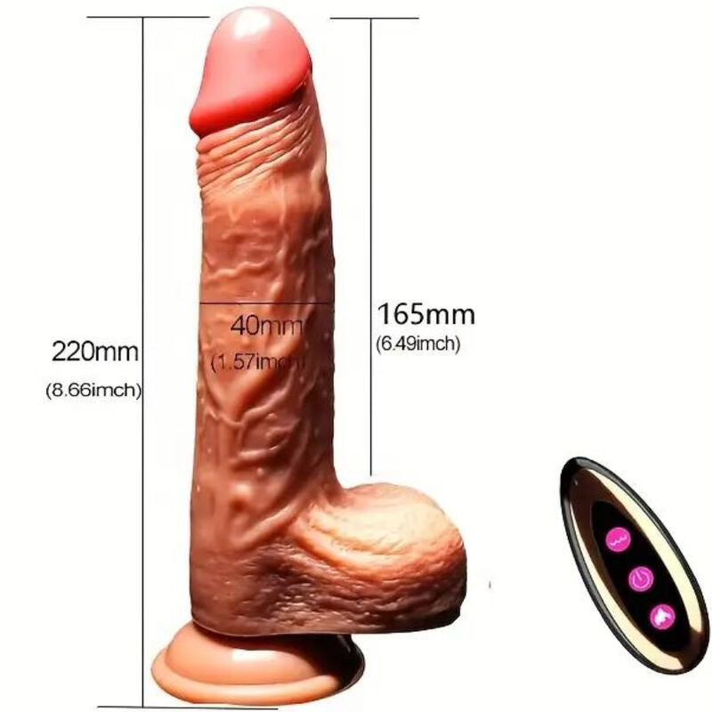 Armony - vibratore dildo realistico telecomando 22.5 cm