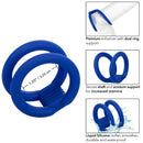 Calexotics - admiral gabbia doppia per cazzi blu