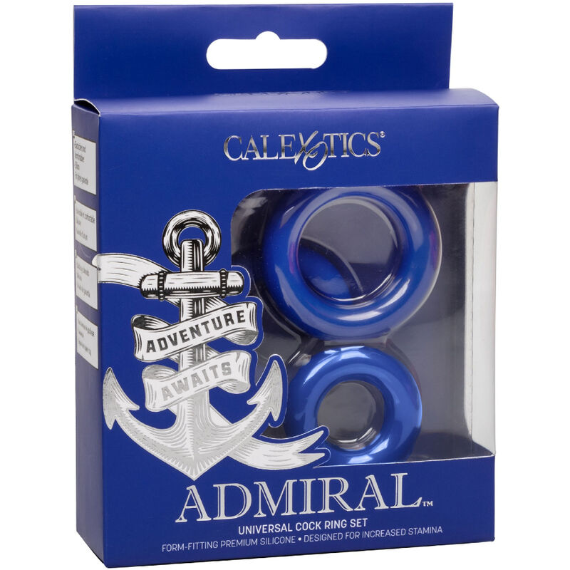 Admiral - set anelli per il cazzo blu-3