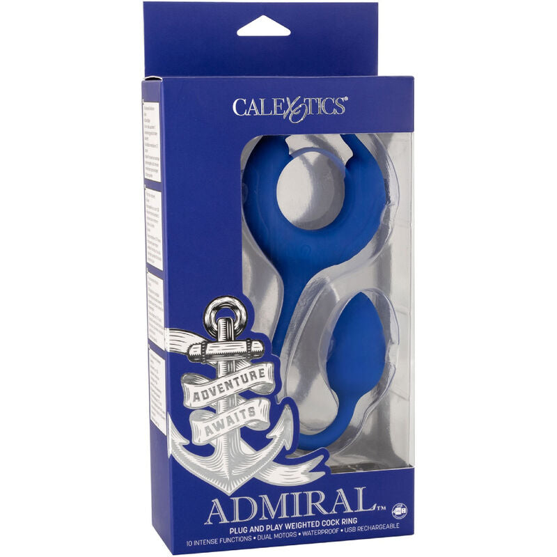 Admiral - anello per cazzo pesato blu-5