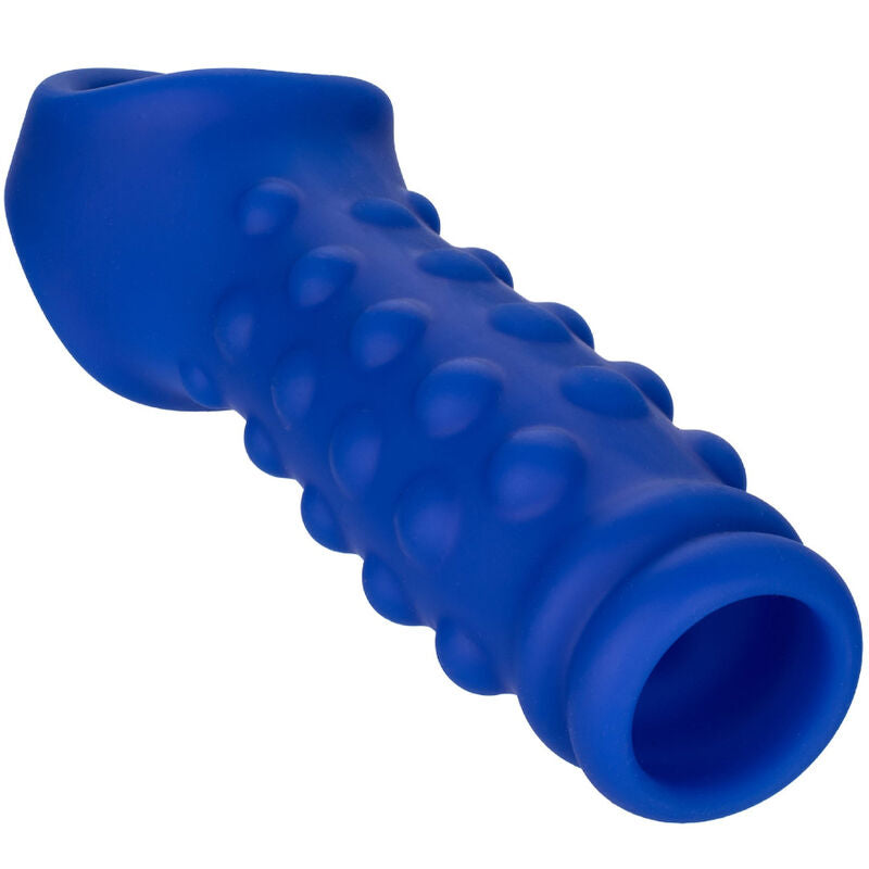Admiral - copertura per pene con perline in silicone liquido blu-1