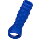 Admiral - copertura per pene con perline in silicone liquido blu