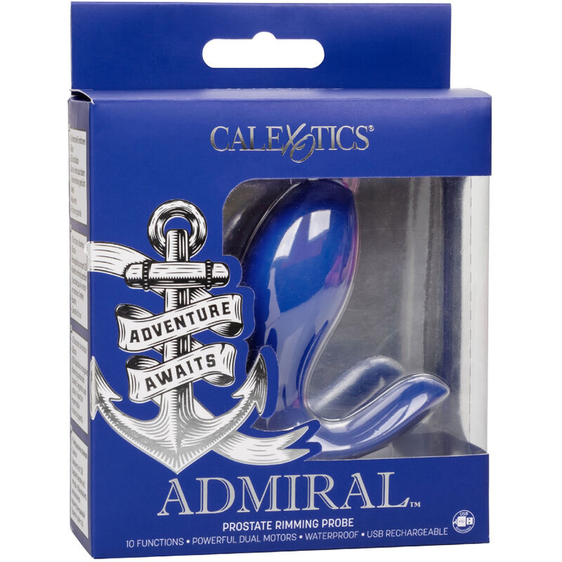 Admiral - stimolatore e vibratore rimming della prostata blu-4