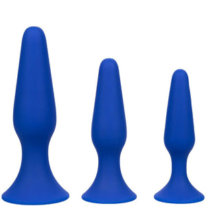 Anal toys Calexotics Admiral kit 3 anal toys training blu