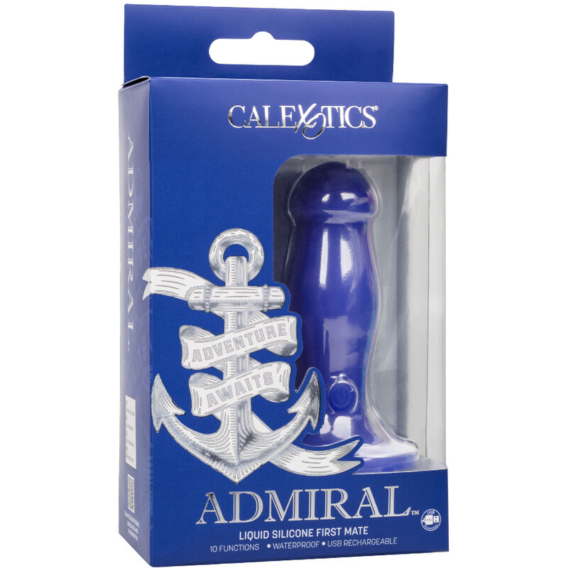 Admiral - vibratore plug anale first mate blu-4