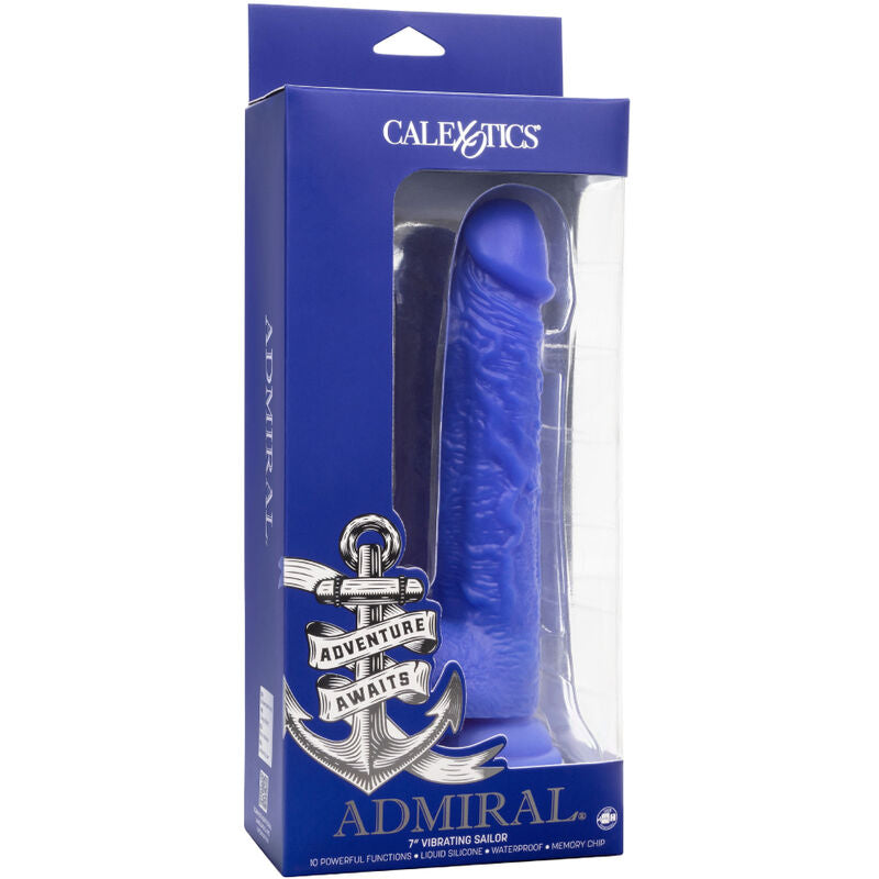 Admiral - vibratore dildo realistico sailor blu-4