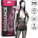 Calexotics - radiance body a v profondo con cappuccio taglia plus