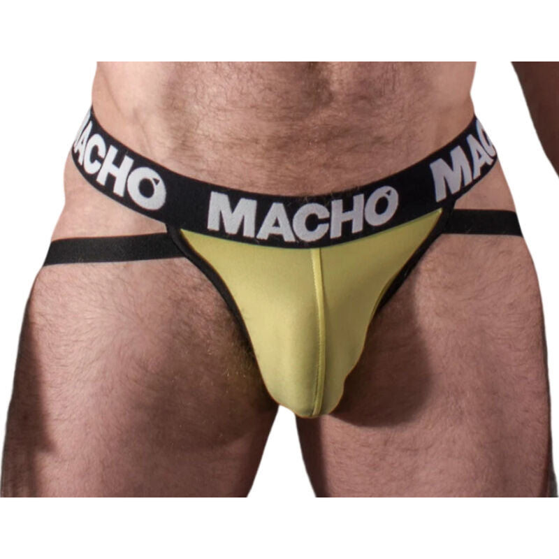 Macho - mx25a jock lycra giallo s