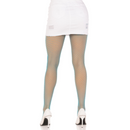 Leg avenue - collant a rete in lycra blu-1