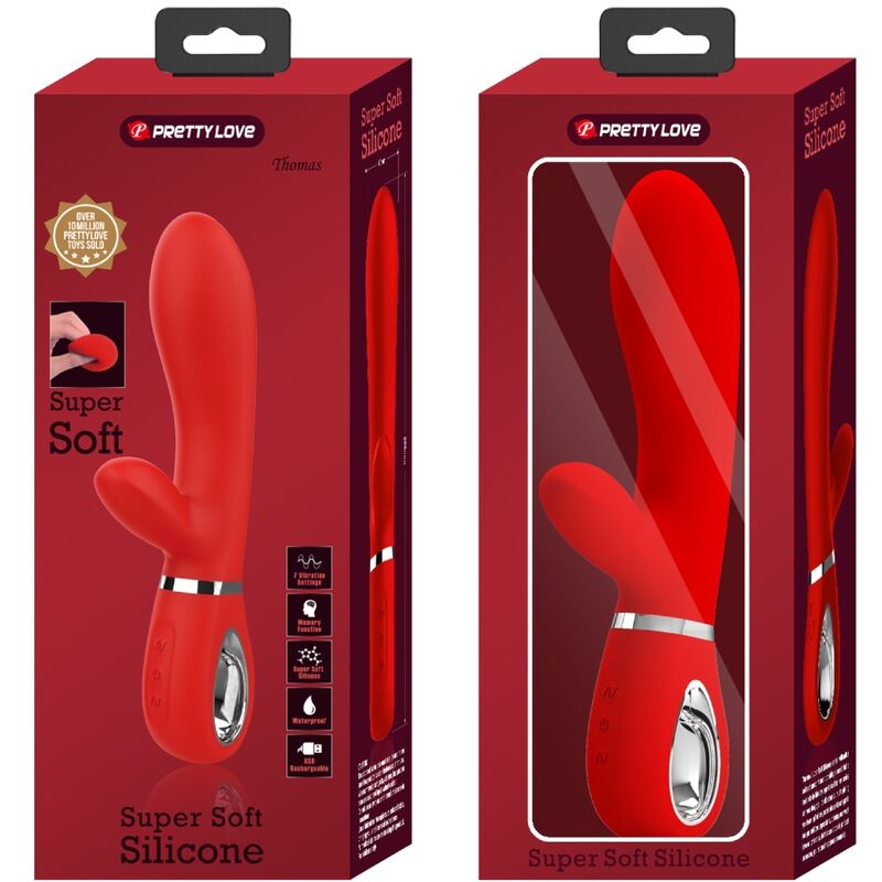 Pretty love - vibratore multifunzione g-spot thomas rosso-8