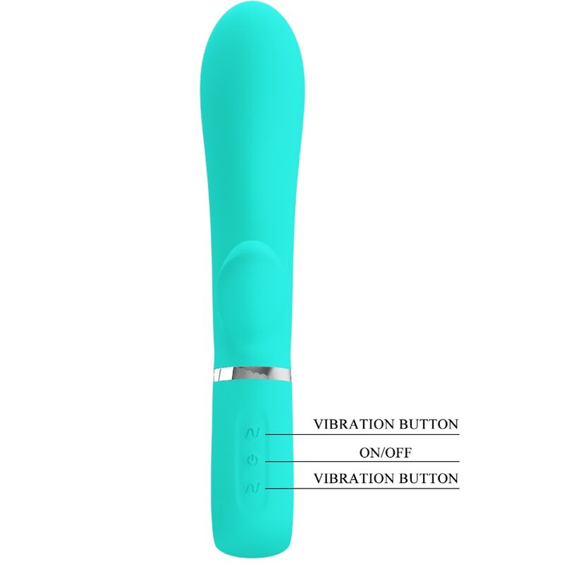 Pretty love - vibratore multifunzione g-spot thomas verde acqua-5