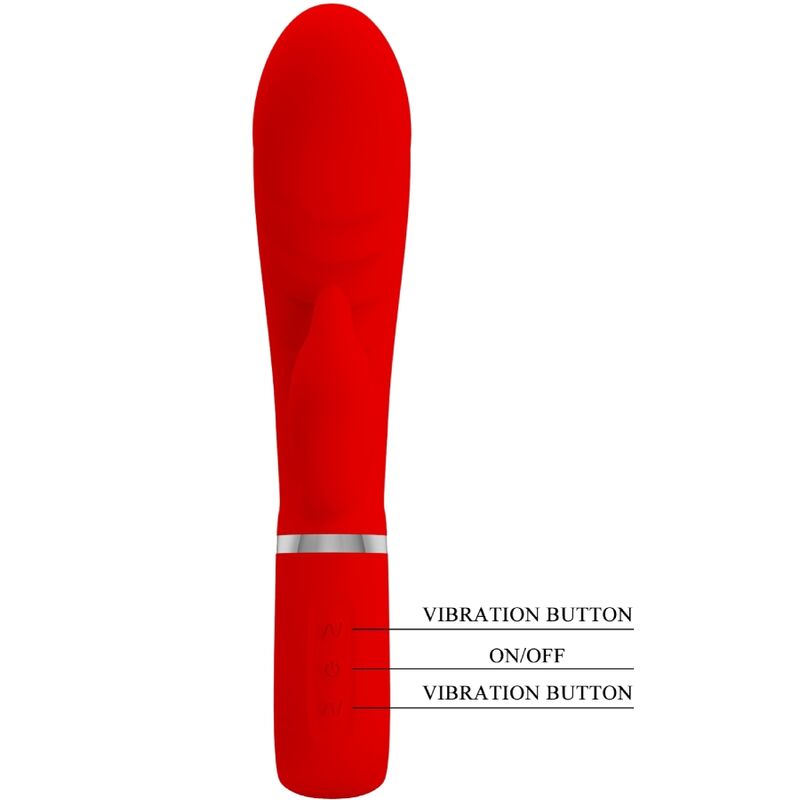 Pretty love - vibratore multifunzione g-spot prescott rosso-5