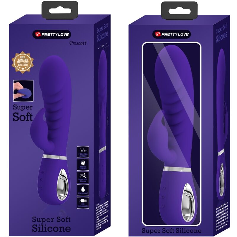 Pretty love - vibratore multifunzione g-spot prescott viola-8