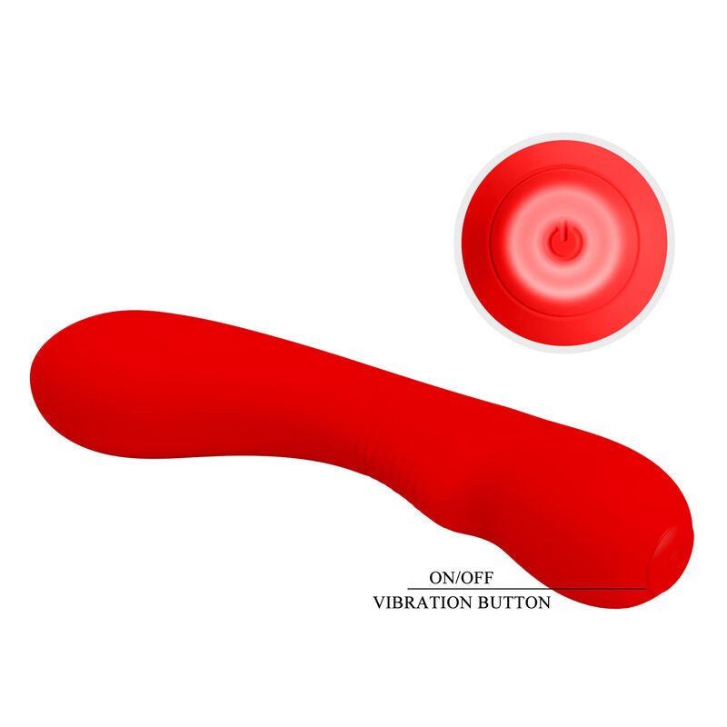 Pretty love - vibratore ricaricabile prescott rosso-5