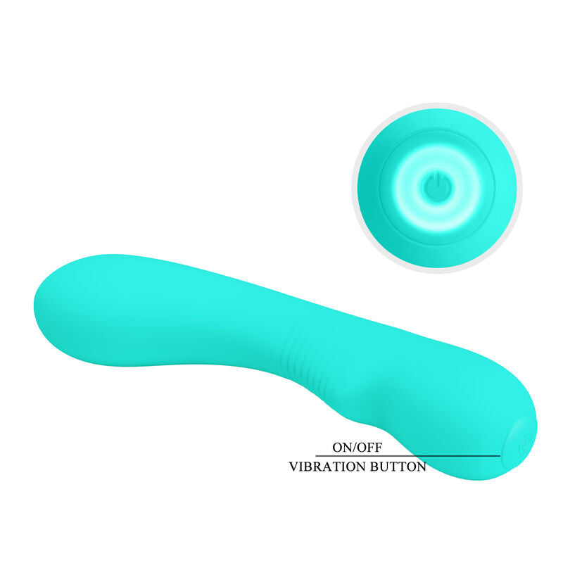 Pretty love - vibratore ricaricabile prescott verde acqua-5