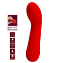Pretty love - vibratore ricaricabile faun rosso-6
