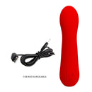 Pretty love - vibratore ricaricabile faun rosso-7