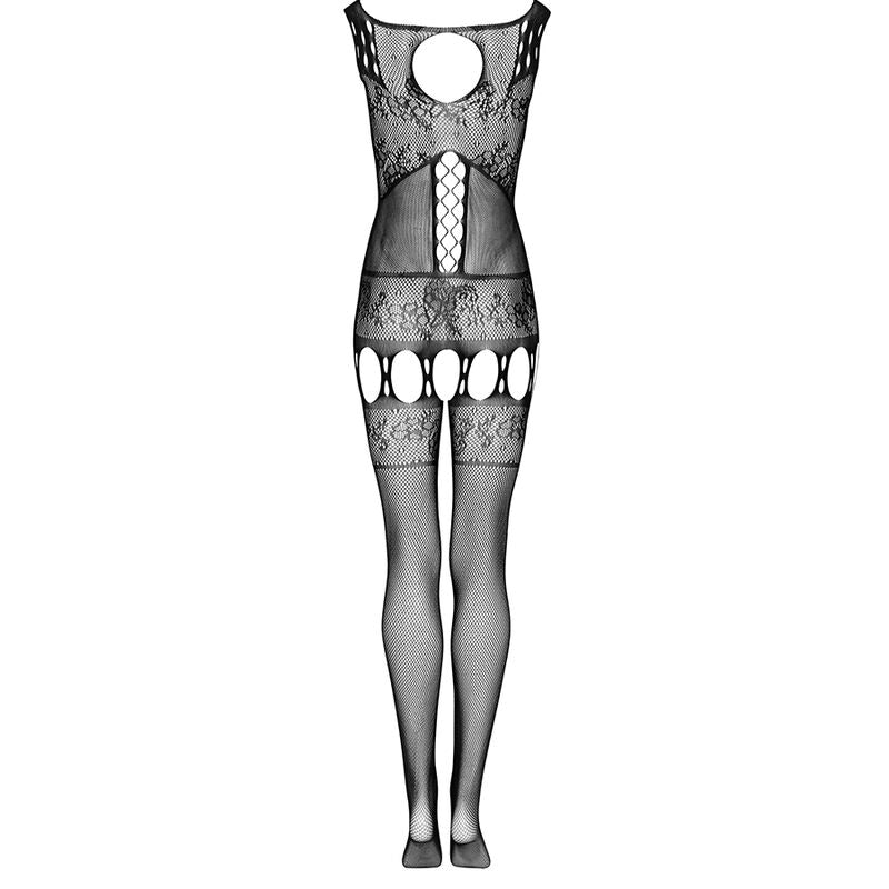 Livco corsetti fashion - ambroise lc 17352 bodystocking crotchless nero taglia unica-3