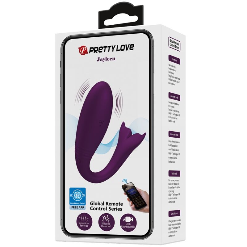 Pretty love - app jayleen vibrator telecomando viola-19