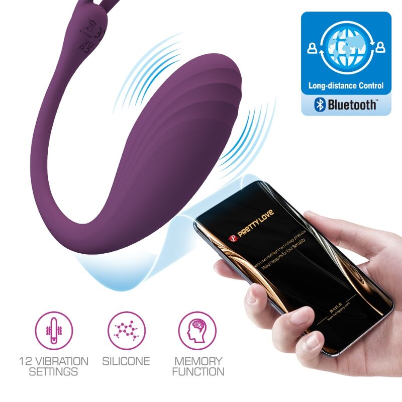 Pretty love - catalina vibrator app telecomando viola-8