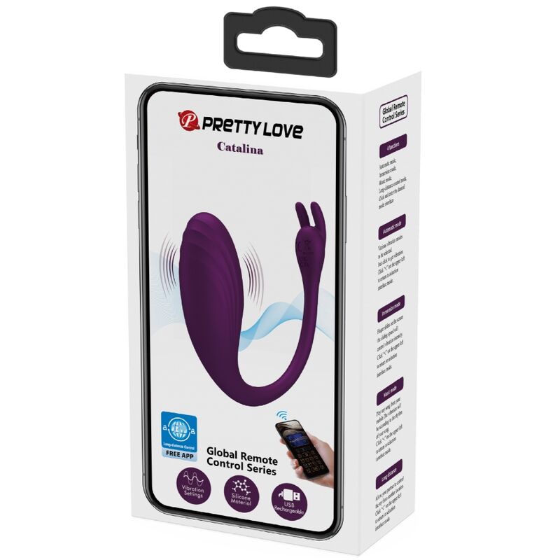 Pretty love - catalina vibrator app telecomando viola-19