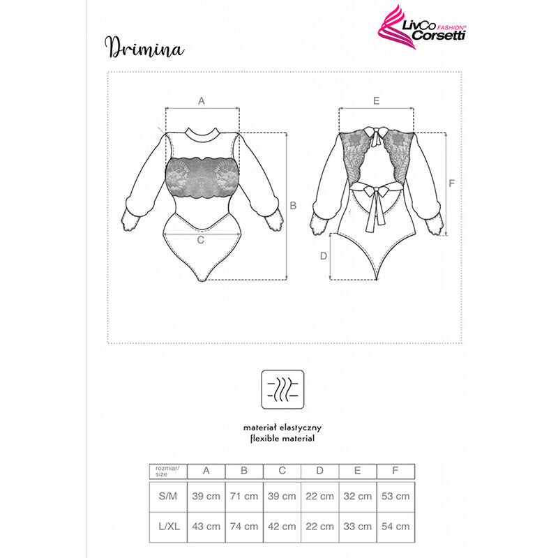 Livco corsetti fashion - drimina lc90690 body nanvy blu l/xl-3
